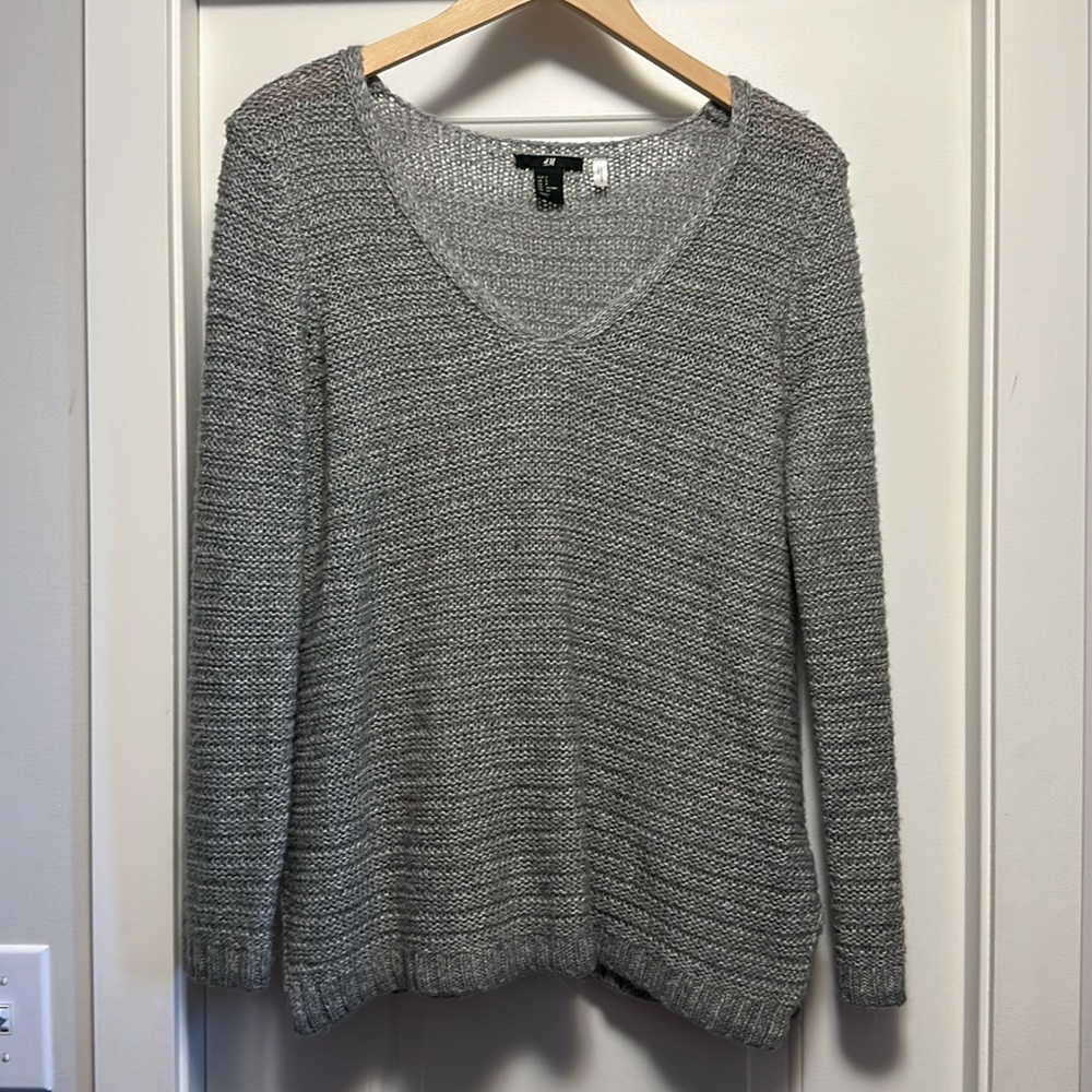 Oversized knit grey H&M small